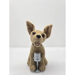 Yo Quiero Taco Bell Chihuahua‎ 6" Plush Dog Sings "Chances Are" w/ Microphone